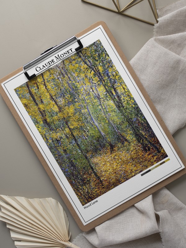 Claude Monet Wood Lane Poster