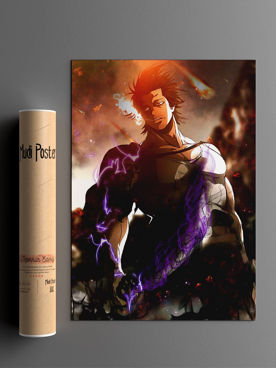 Yami  Anime Poster Çerçevesiz Yüksek Kalite Anime Duvar Poster