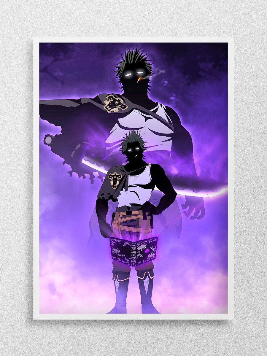 Yami Sukehiro Anime Poster Çerçevesiz Yüksek Kalite Anime Duvar Poster