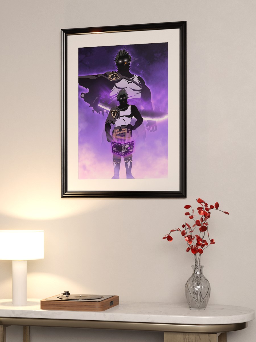 Yami Sukehiro Anime Poster Çerçevesiz Yüksek Kalite Anime Duvar Poster