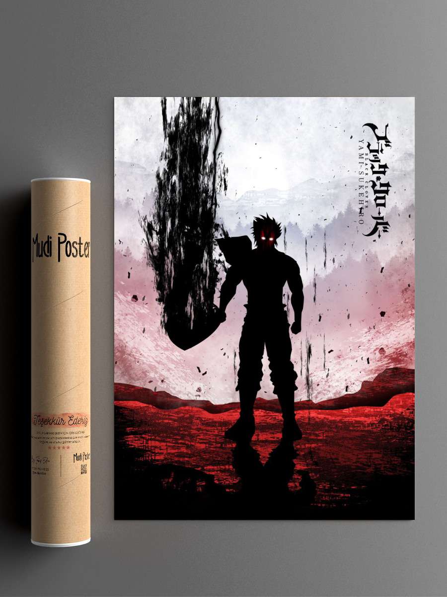 Yami Sukehiro Anime Poster Çerçevesiz Yüksek Kalite Anime Duvar Poster