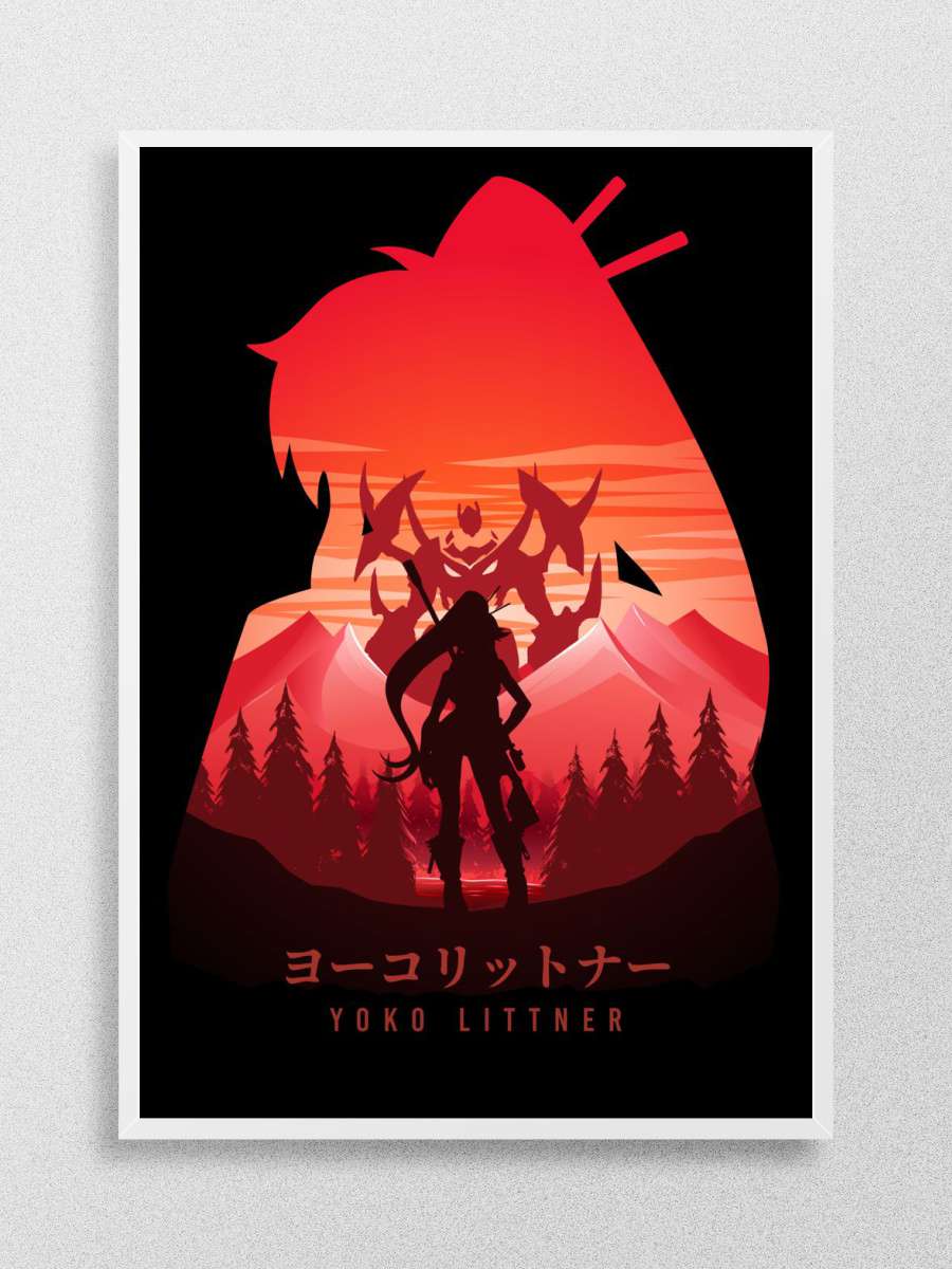 Yoko Littner Gurren Lagann Anime Poster Çerçevesiz Yüksek Kalite Anime Duvar Poster