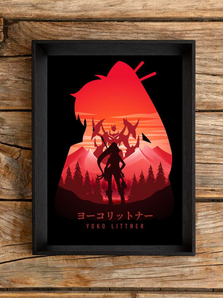 Yoko Littner Gurren Lagann Anime Poster Çerçevesiz Yüksek Kalite Anime Duvar Poster