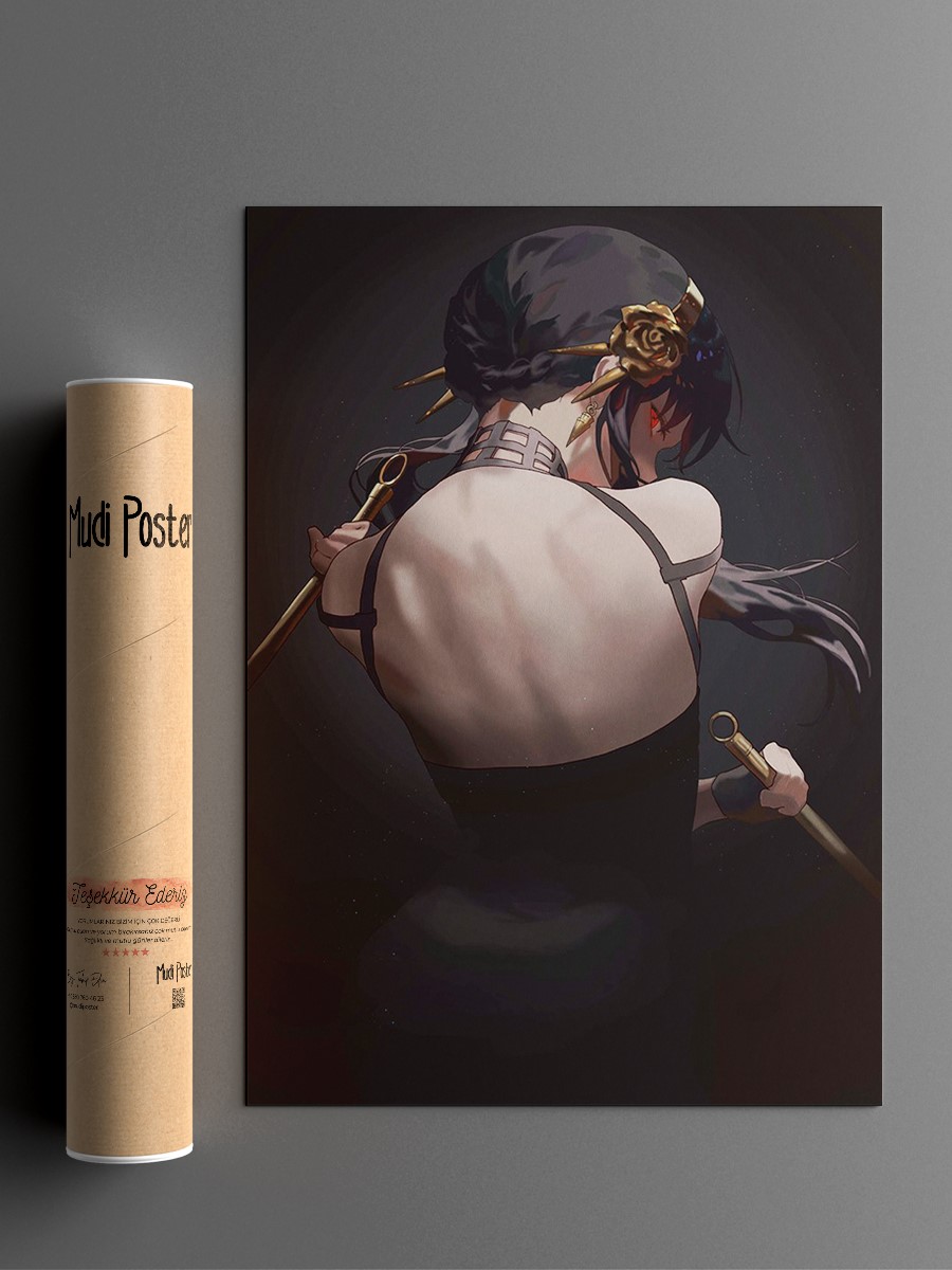 Yor Forger Anime Poster Çerçevesiz Yüksek Kalite Anime Duvar Poster