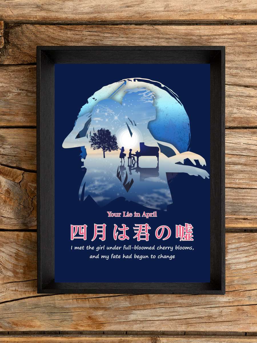 Your Lie in April Japan Anime Poster Çerçevesiz Yüksek Kalite Anime Duvar Poster