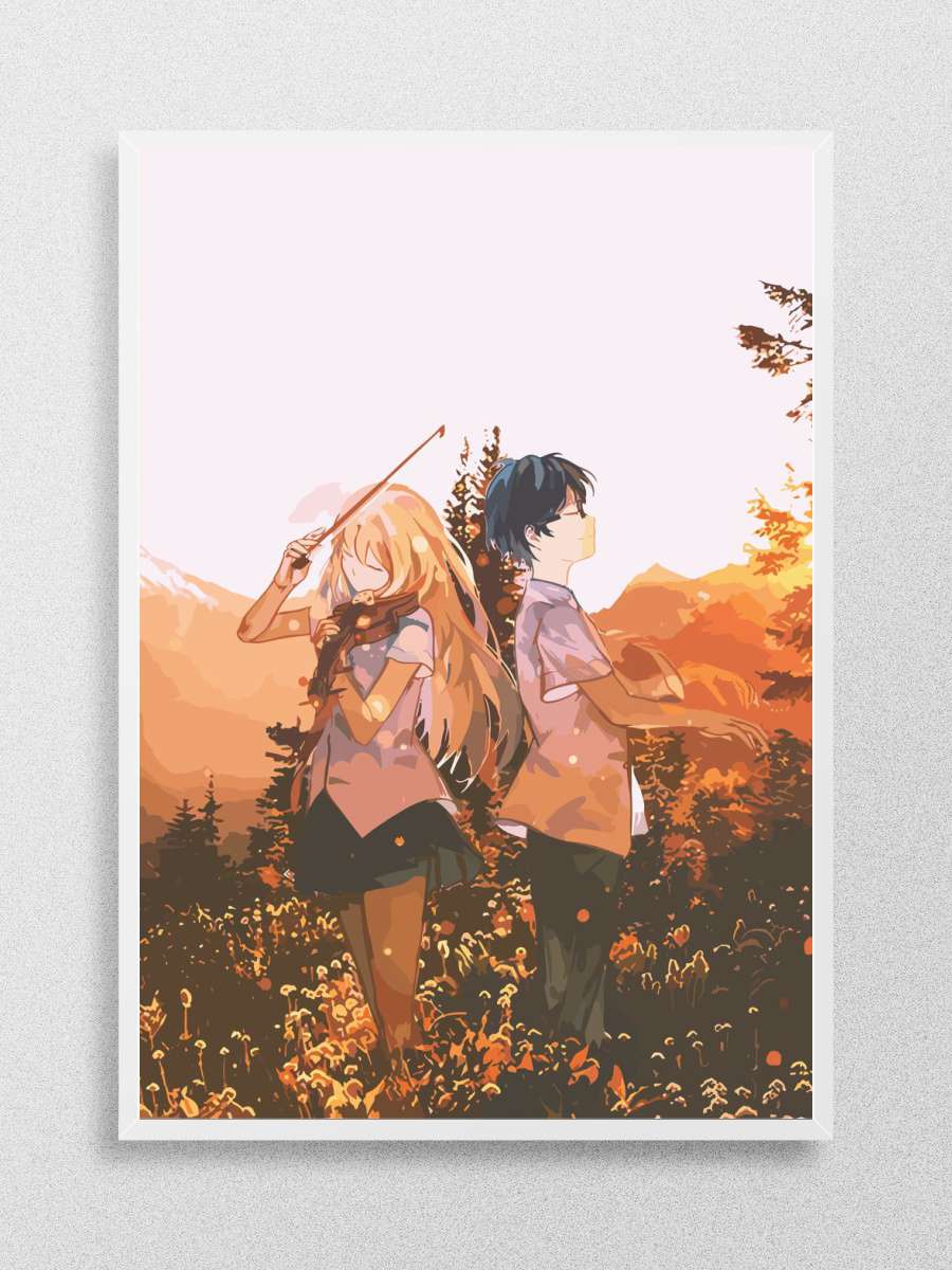 Your Lie In April Anime Poster Çerçevesiz Yüksek Kalite Anime Duvar Poster