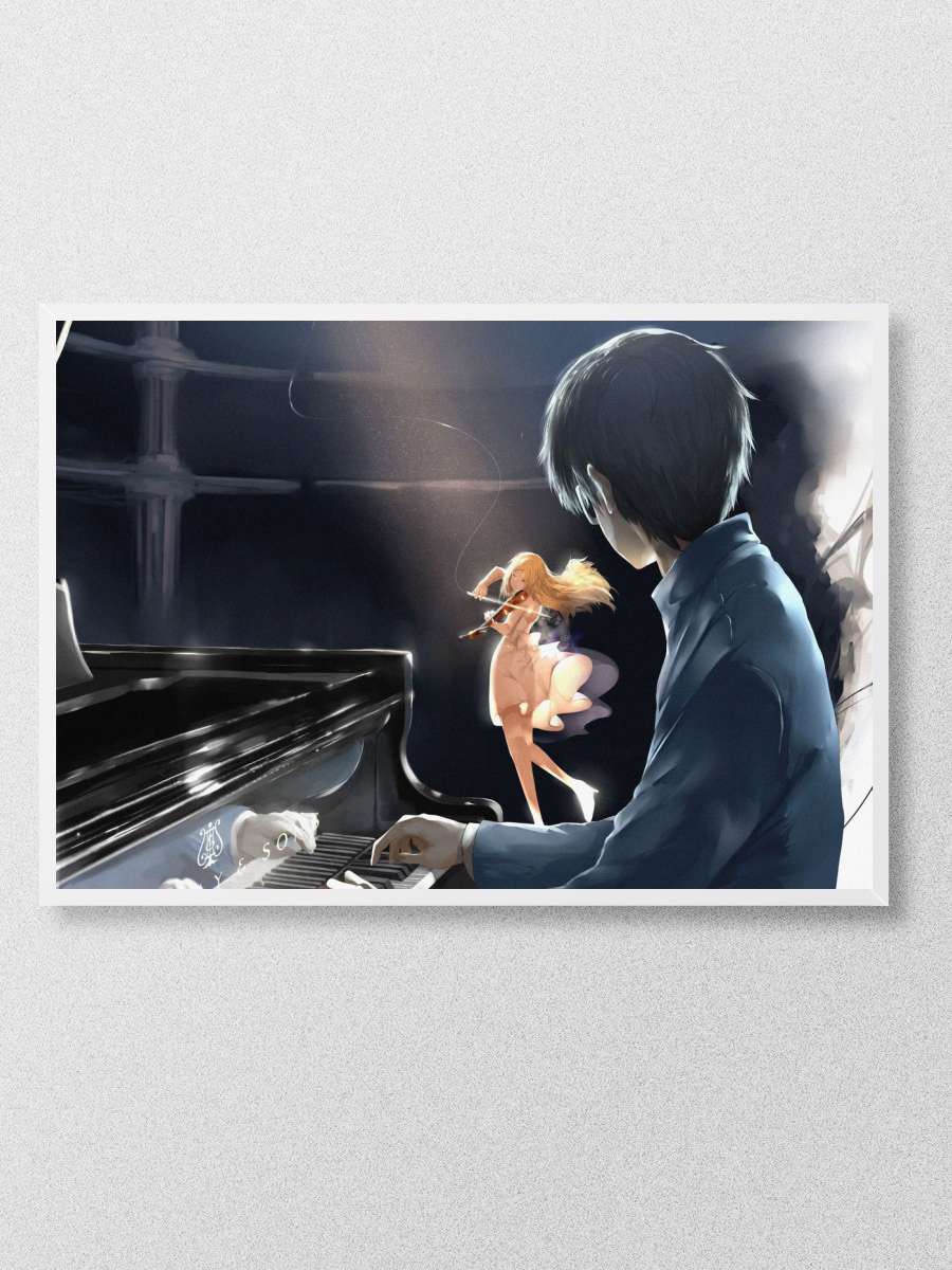 Your lie in April Anime Poster Çerçevesiz Yüksek Kalite Anime Duvar Poster