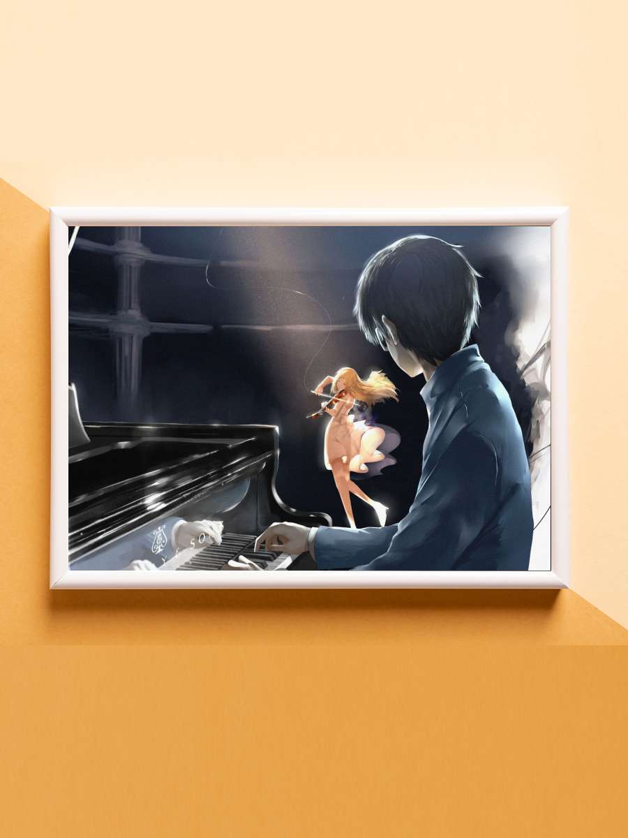 Your lie in April Anime Poster Çerçevesiz Yüksek Kalite Anime Duvar Poster