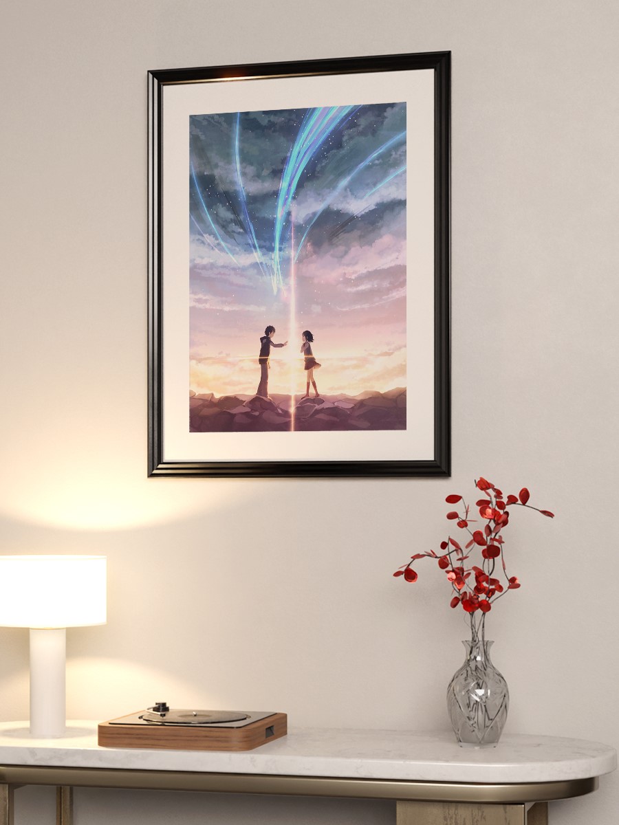 your name Anime Poster Çerçevesiz Yüksek Kalite Anime Duvar Poster