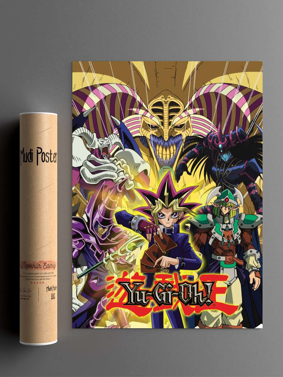 Yu-Gi-Oh! Duel Monsters Anime Poster Çerçevesiz Yüksek Kalite Anime Duvar Poster
