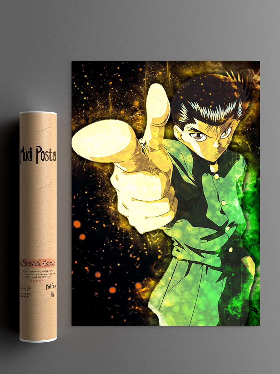 Yu Yu Hakusho Anime Poster Çerçevesiz Yüksek Kalite Anime Duvar Poster