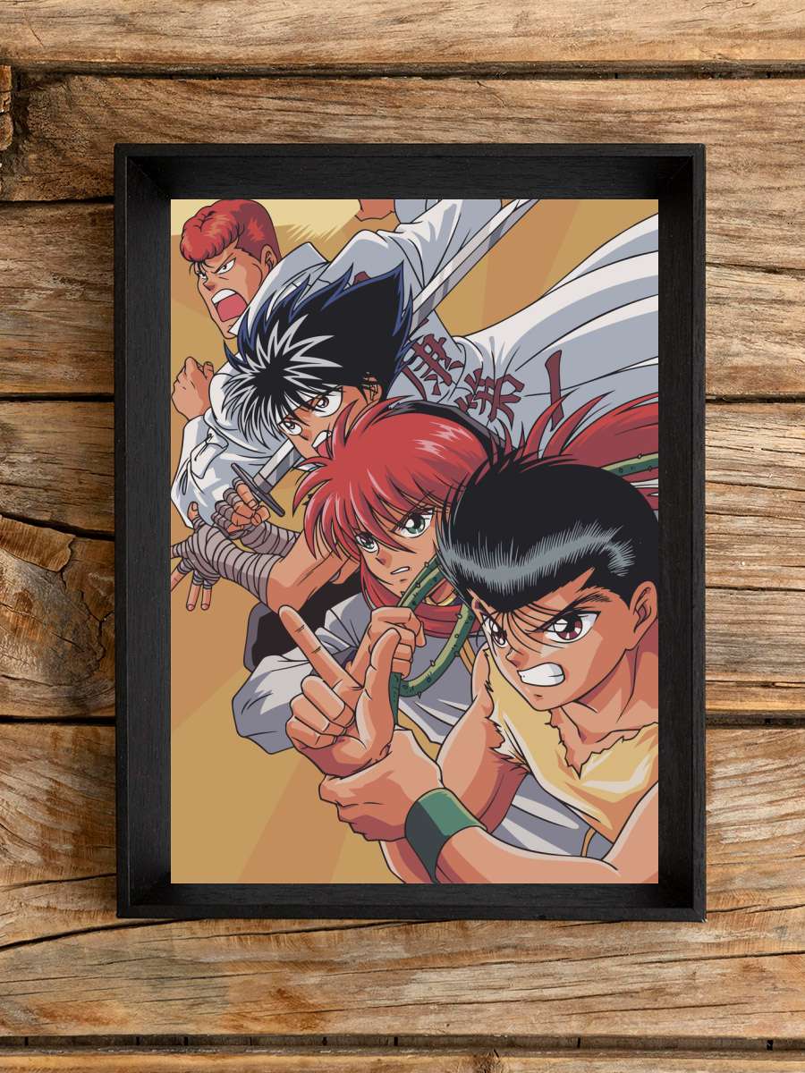 Yu Yu Hakusho Anime Poster Çerçevesiz Yüksek Kalite Anime Duvar Poster