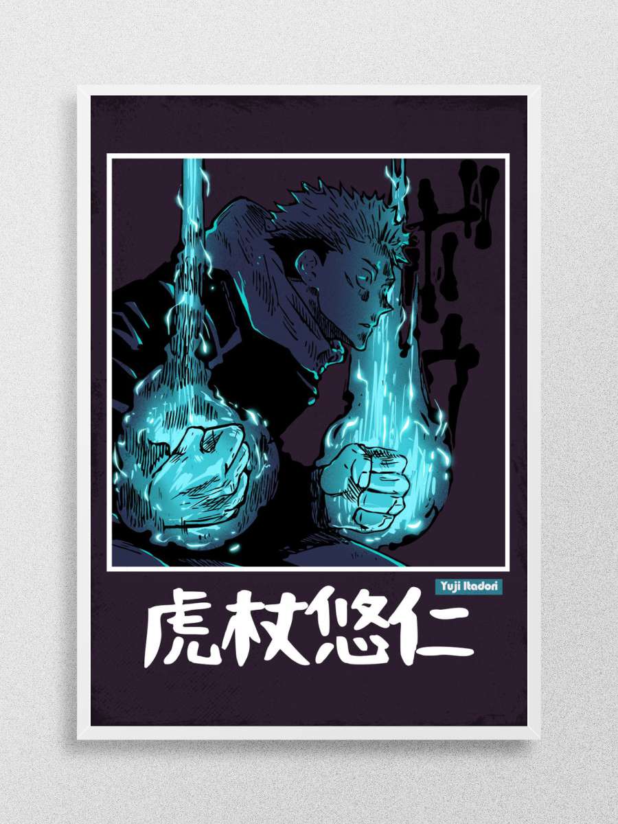 Yuji in Frame Anime Poster Çerçevesiz Yüksek Kalite Anime Duvar Poster