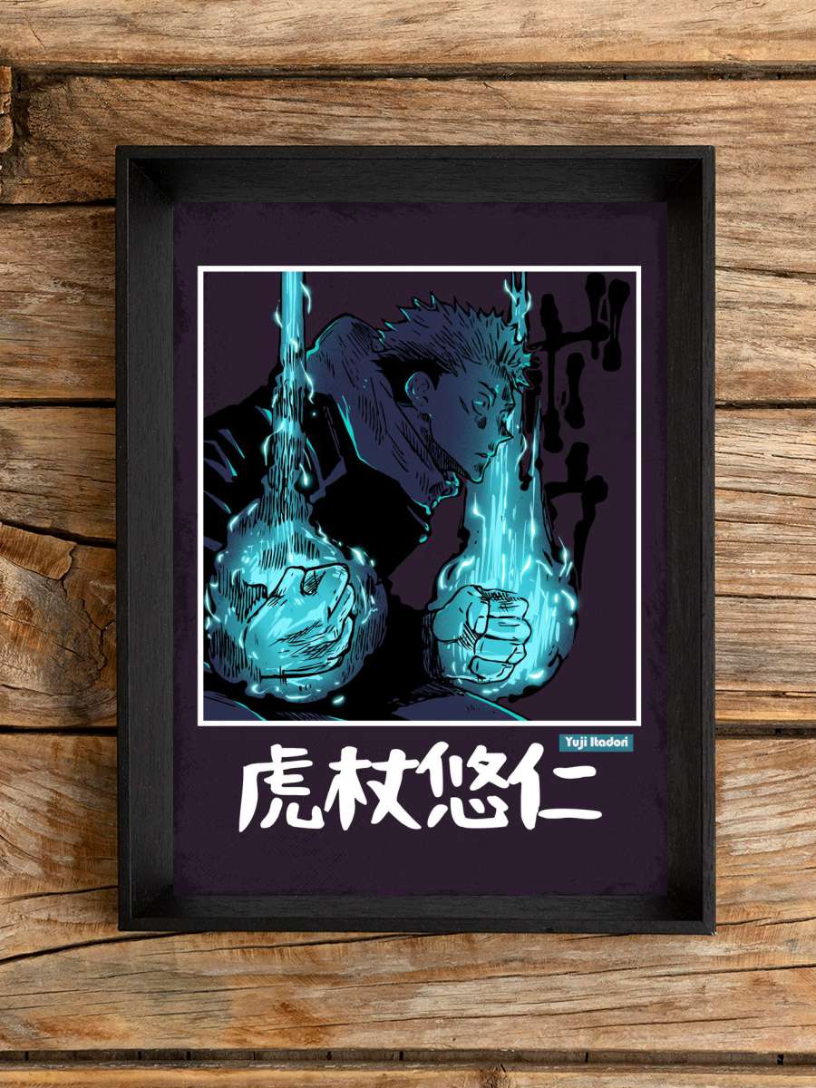Yuji in Frame Anime Poster Çerçevesiz Yüksek Kalite Anime Duvar Poster