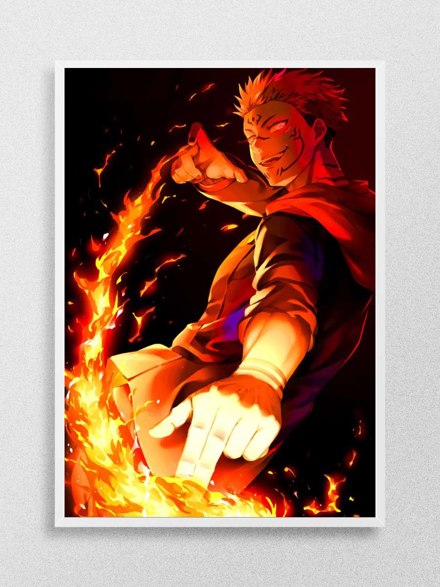 Yuji Jujutsu Kaisen Anime Poster Çerçevesiz Yüksek Kalite Anime Duvar Poster