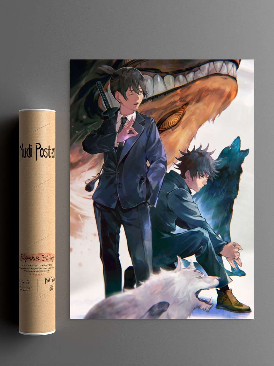 Yuji Anime Poster Çerçevesiz Yüksek Kalite Anime Duvar Poster