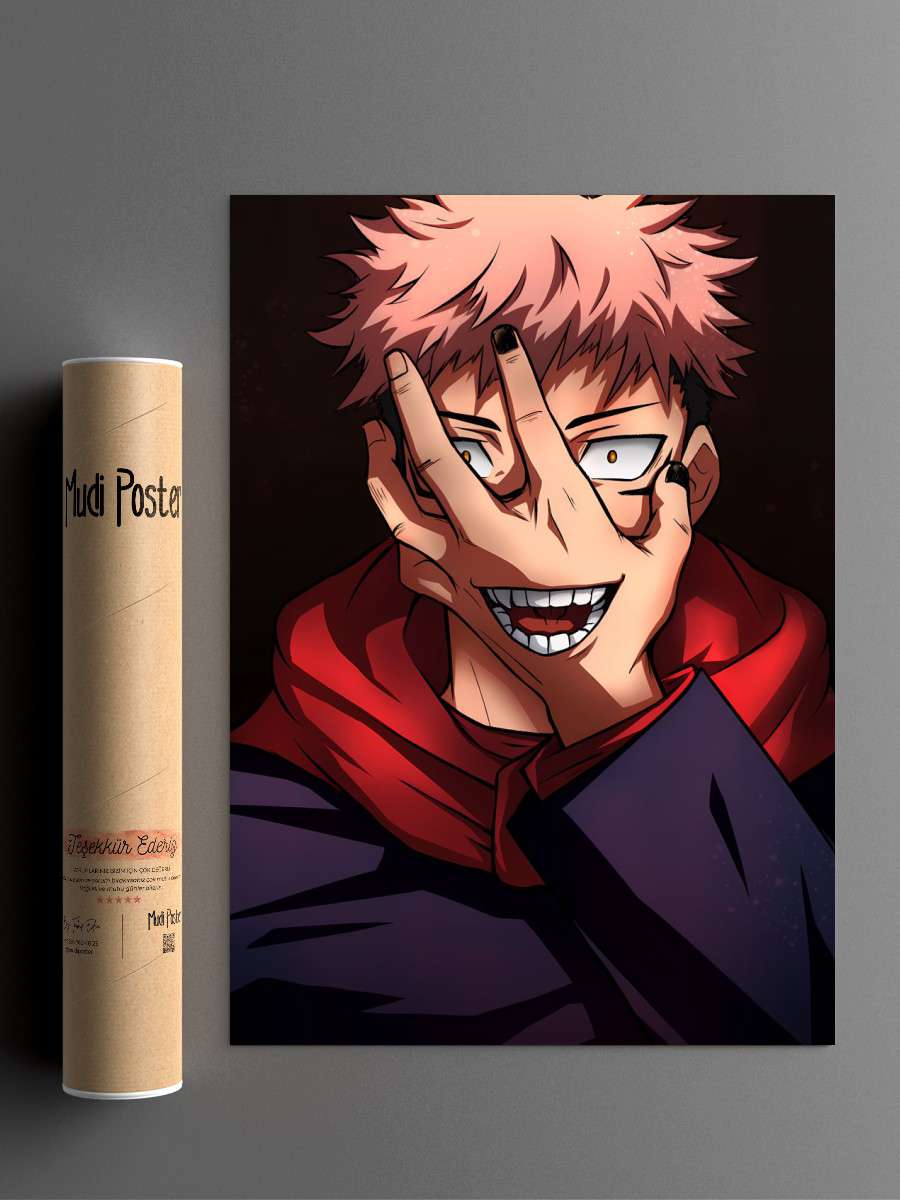 Yuji Sukuna Jujutsu Kaisen Anime Poster Çerçevesiz Yüksek Kalite Anime Duvar Poster