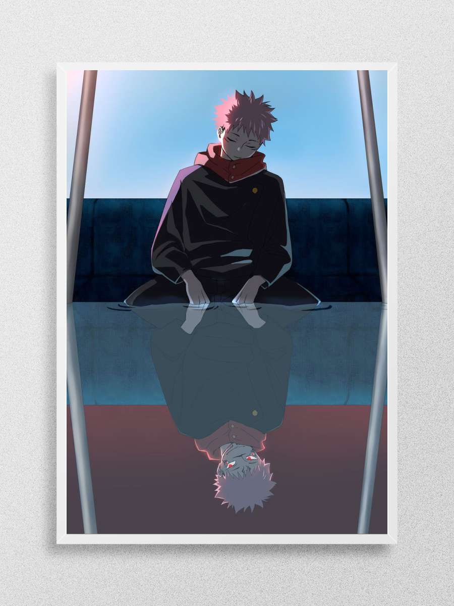 Yuji Sukuna Jujutsu Kaisen Anime Poster Çerçevesiz Yüksek Kalite Anime Duvar Poster