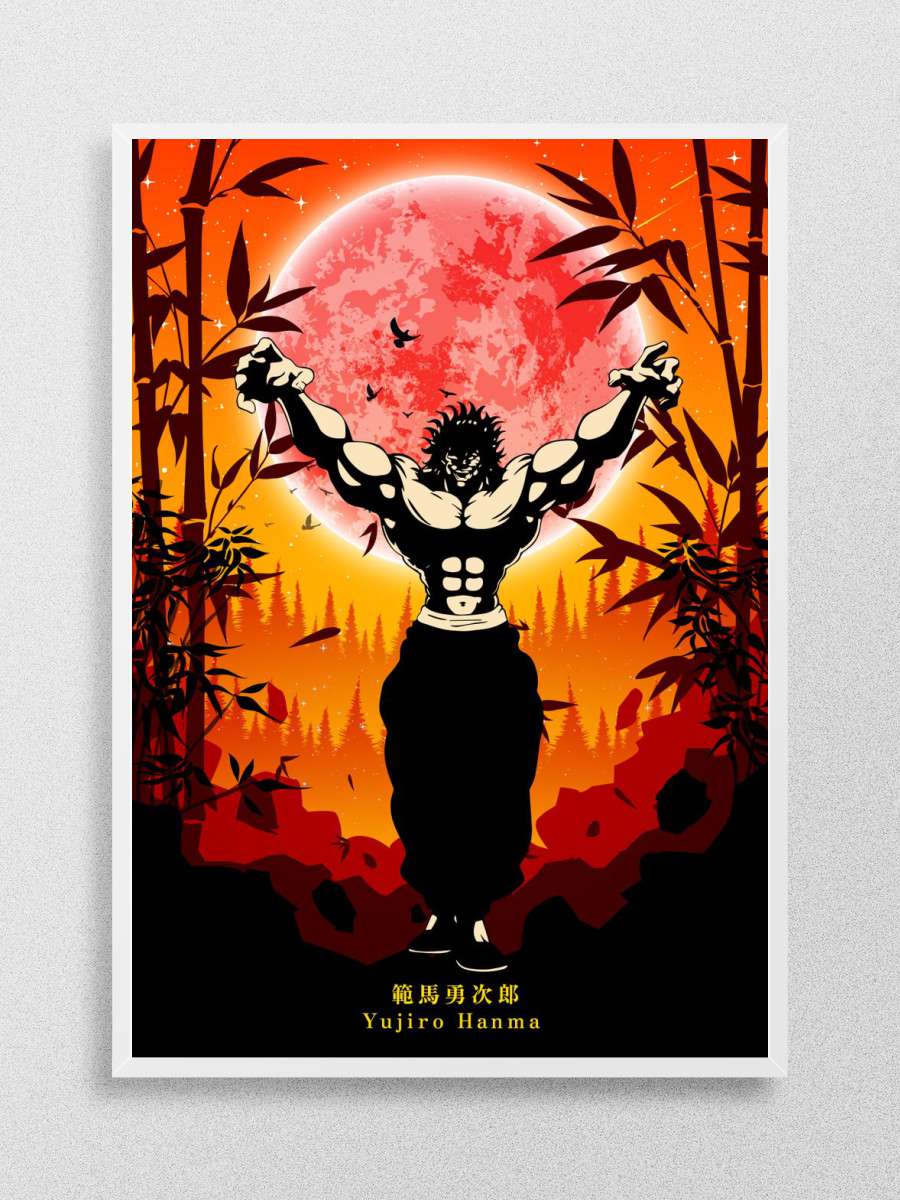 Yujiro Hanma Anime Poster Çerçevesiz Yüksek Kalite Anime Duvar Poster