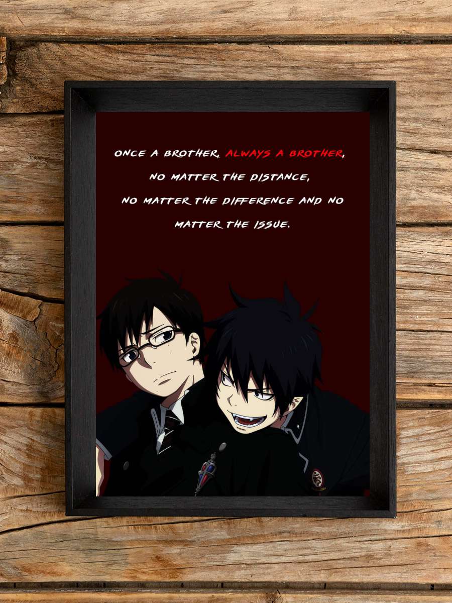 Yukio Rin Exorcist Anime Anime Poster Çerçevesiz Yüksek Kalite Anime Duvar Poster