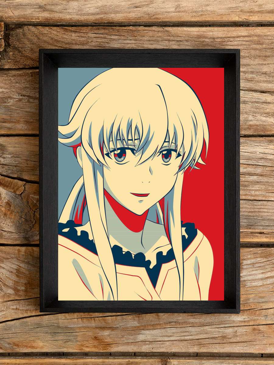 Yuno Gasai Anime Poster Çerçevesiz Yüksek Kalite Anime Duvar Poster