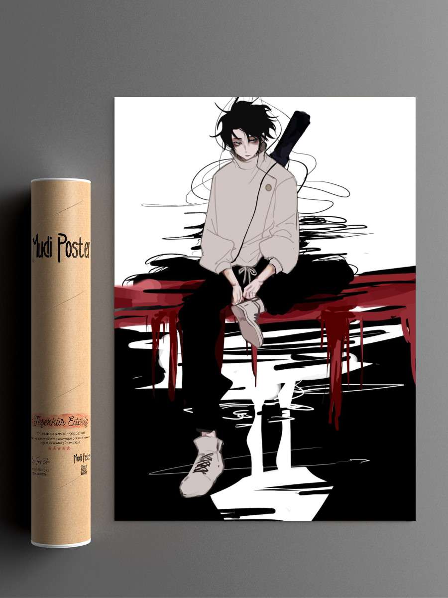 Yuta Okkotsu Anime Poster Çerçevesiz Yüksek Kalite Anime Duvar Poster