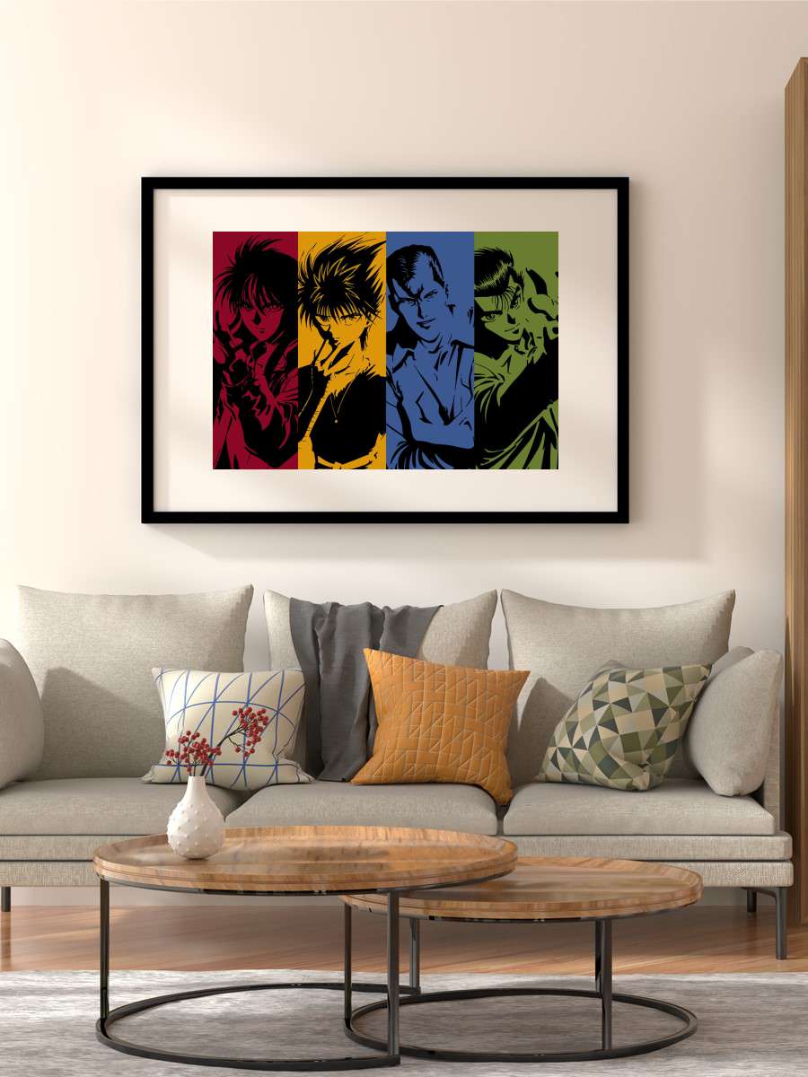 yuyu hakusho Anime Poster Çerçevesiz Yüksek Kalite Anime Duvar Poster