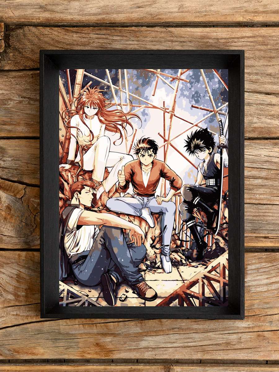 Yuyu Hakusho Anime Poster Çerçevesiz Yüksek Kalite Anime Duvar Poster