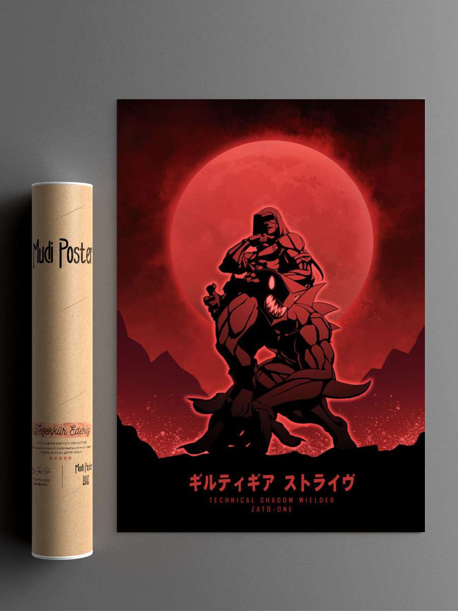 Zato One Anime Poster Çerçevesiz Yüksek Kalite Anime Duvar Poster