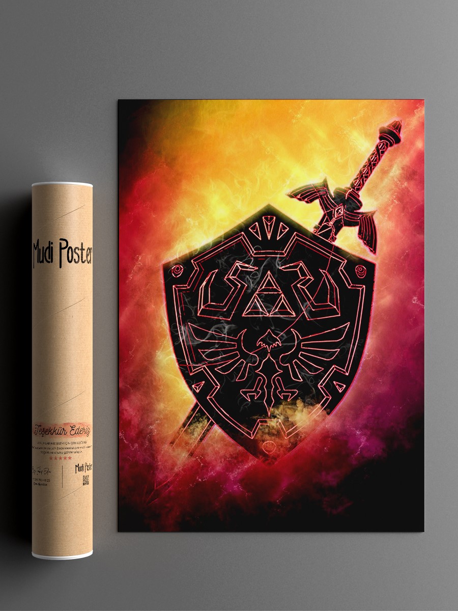 Zelda Breath of the Wild Anime Poster Çerçevesiz Yüksek Kalite Anime Duvar Poster