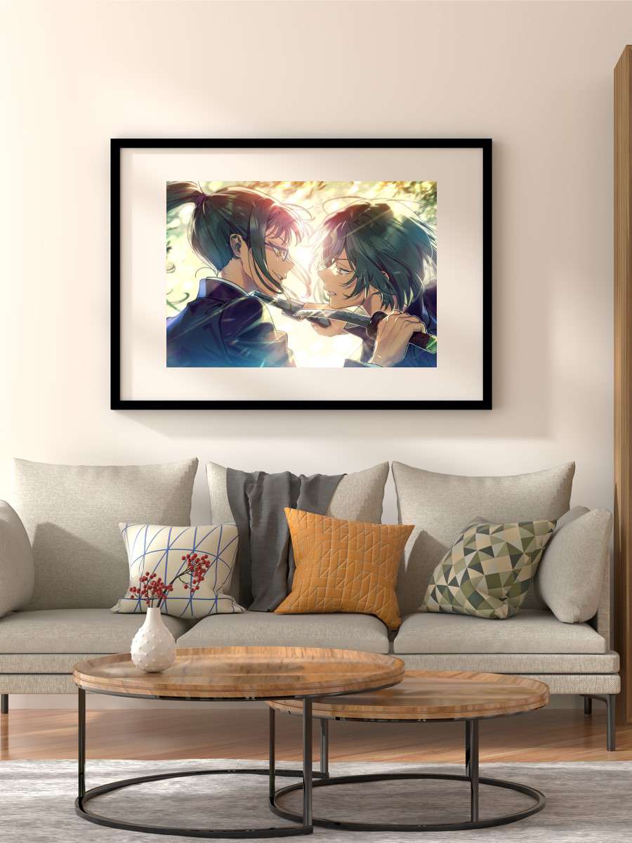 zenin magic war anime Anime Poster Çerçevesiz Yüksek Kalite Anime Duvar Poster