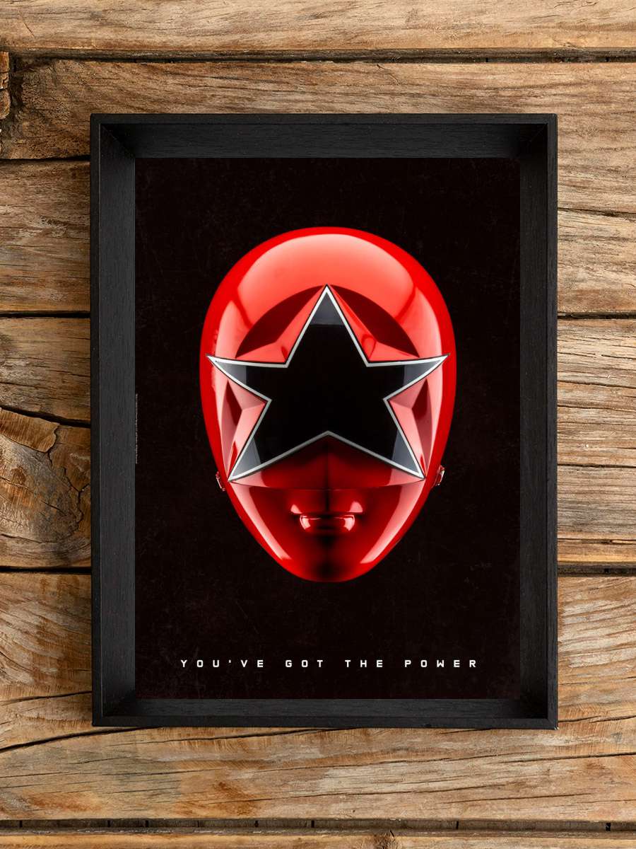 Zeo Ranger V Red Anime Poster Çerçevesiz Yüksek Kalite Anime Duvar Poster