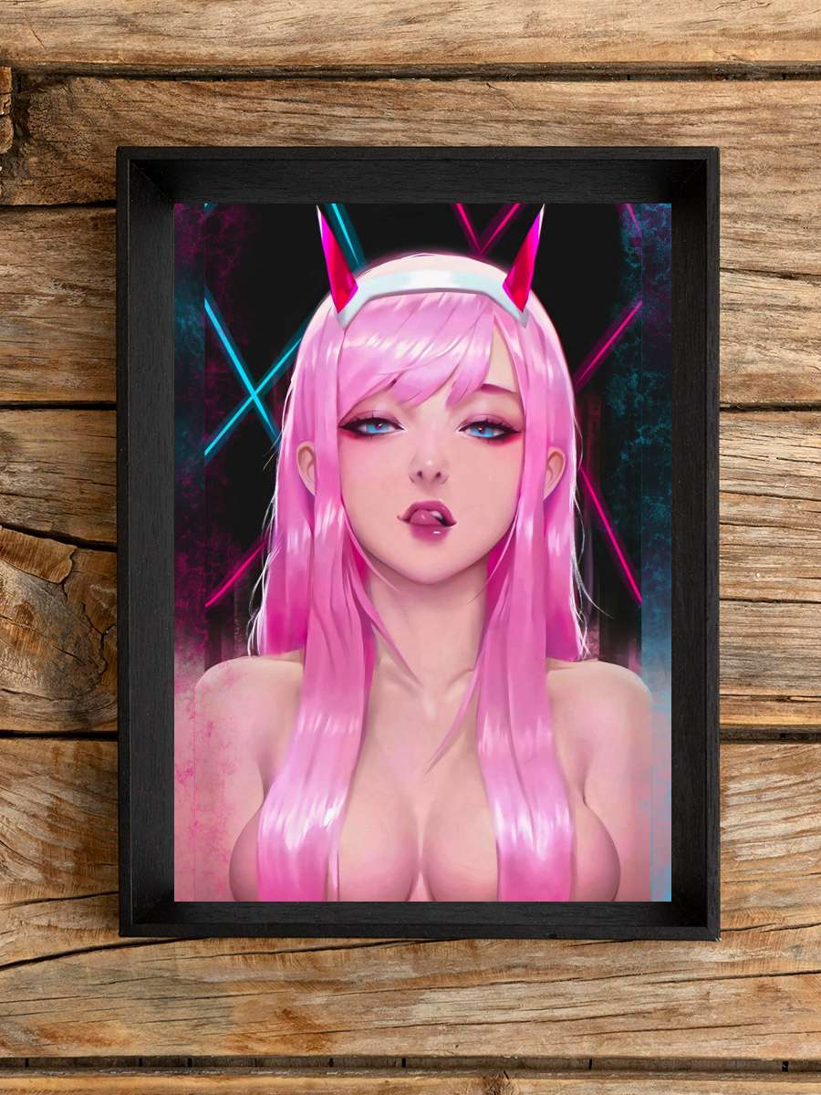 Zero Two Anime Poster Çerçevesiz Yüksek Kalite Anime Duvar Poster