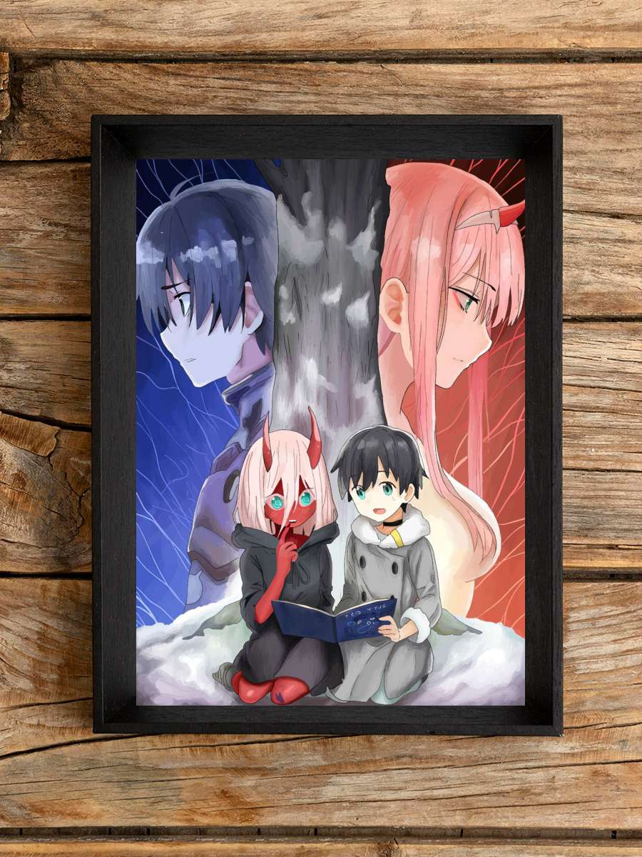 zero two Anime Poster Çerçevesiz Yüksek Kalite Anime Duvar Poster