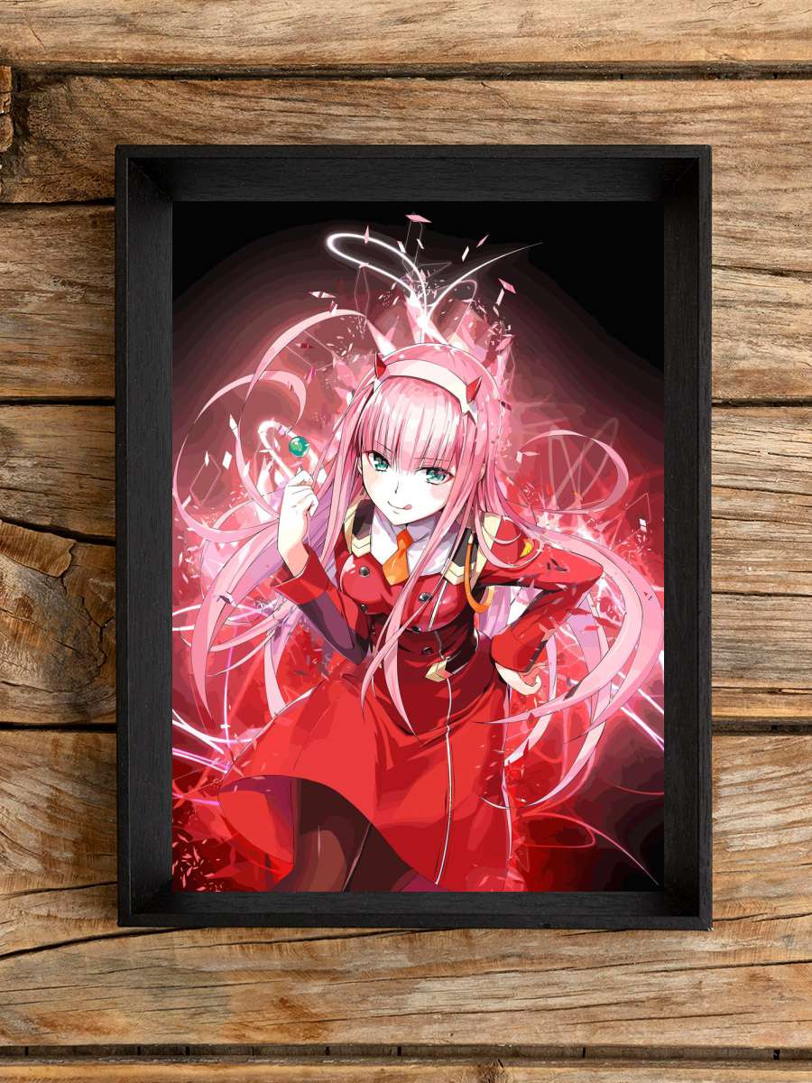 Zero two Anime Poster Çerçevesiz Yüksek Kalite Anime Duvar Poster