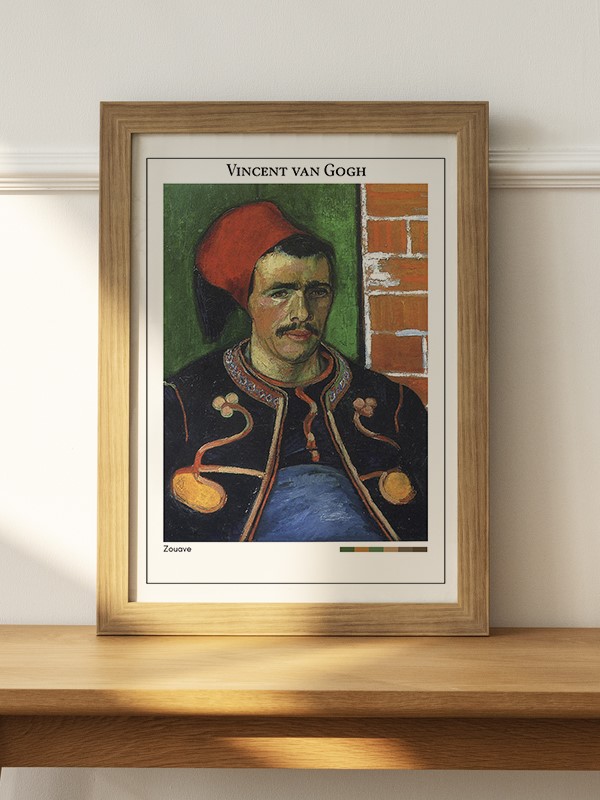 Vincent van Gogh Zouave Poster