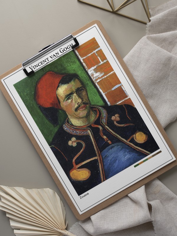 Vincent van Gogh Zouave Poster