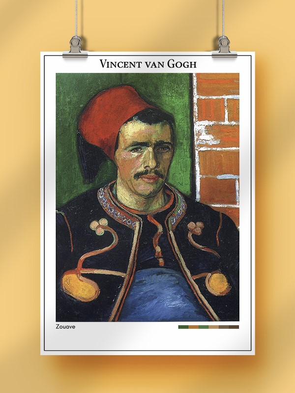 Vincent van Gogh Zouave Poster